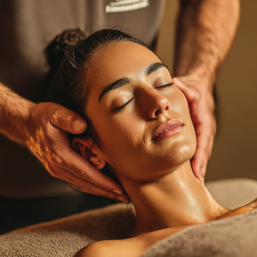 Kopf–Nacken–Schulter Massage